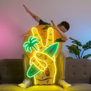 The Beach Led Neon Acrylic Artwork