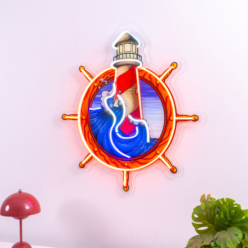 Light House LED Neon Sign Light Pop Art