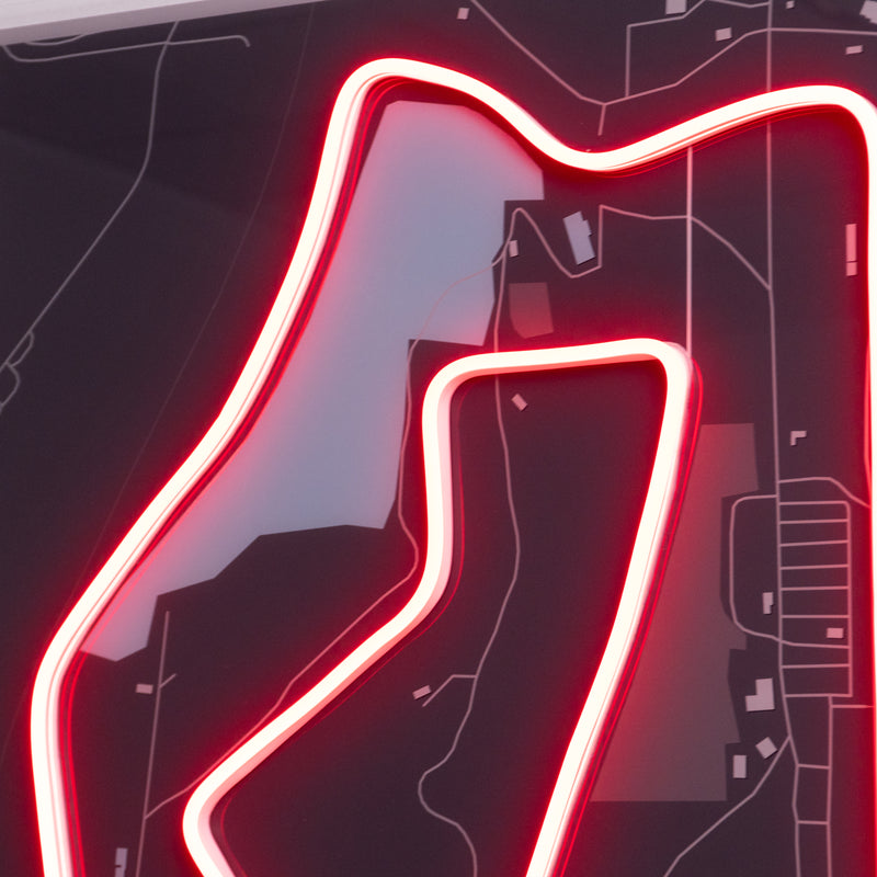 America Formula 1 Circuit LED Neon Sign Light Pop Art