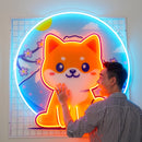 Shiba Mountain LED Neon Sign Light Pop Art