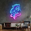 Demon Mascot LED Neon Sign Light Pop Art