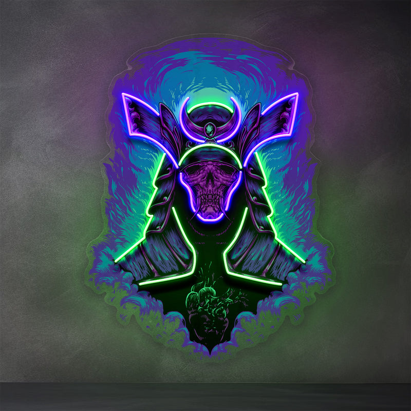 Devil Samurai LED Neon Sign Light Pop Art