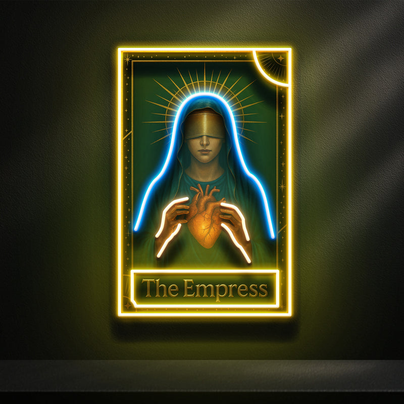 Divine Heart of The Empress LED Neon Sign Light Pop Art