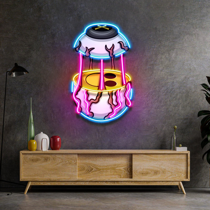 Eyes Emoticon Streetwear LED Neon Sign Light Pop Art