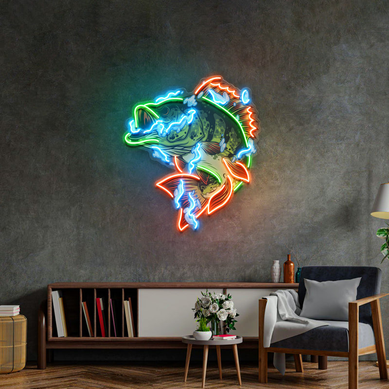 Fish Art LED Neon Sign Light Pop Art