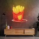 French Fries Potatoes LED Neon Sign Light Pop Art
