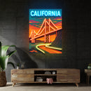 Golden Sunset Drive LED Neon Sign Light Pop Art