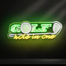 Golf Hole in one Led Neon Acrylic Artwork