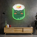 Green Sushi Led Neon Acrylic Artwork - Custom Neon Signs | LED Neon Signs | Zanvis Neon®