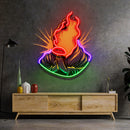 Grim Fire LED Neon Sign Light Pop Art