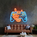 Hand Holding Game LED Neon Sign Light Pop Art