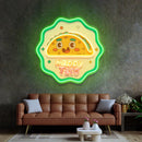 Happy Toco Led Neon Acrylic Artwork - Custom Neon Signs | LED Neon Signs | Zanvis Neon®