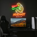 Headshot Master Gaming LED Neon Sign Light Pop Art