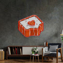 Red Heart Neon Acrylic Artwork - Custom Neon Signs | LED Neon Signs | Zanvis Neon®