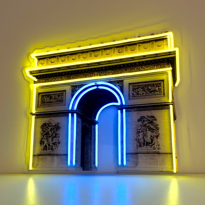 Arc de Triomphe Led Neon Acrylic Artwork