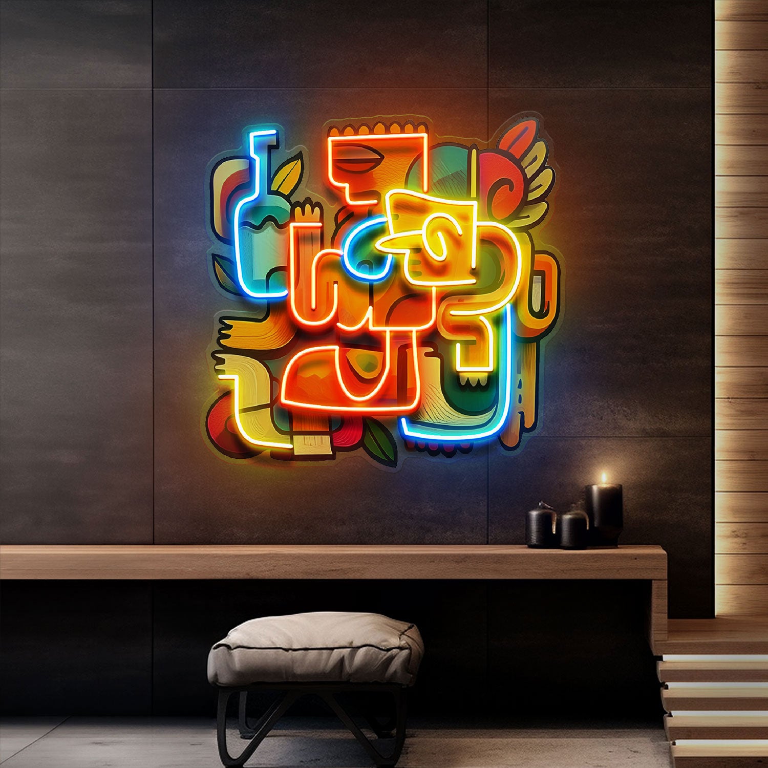 Impressive Festival Abstract Art LED Neon Sign Light Pop Art