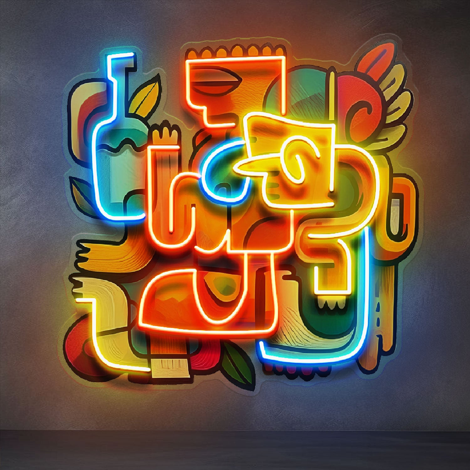 Impressive Festival Abstract Art LED Neon Sign Light Pop Art