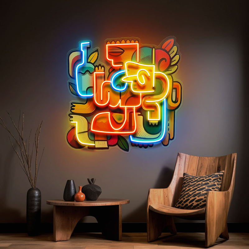 Impressive Festival Abstract Art LED Neon Sign Light Pop Art