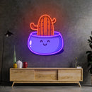 Cactus Succulent Plant LED Neon Sign Light Pop Art