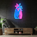 Let’s Get a Grip LED Neon Sign Light Pop Art