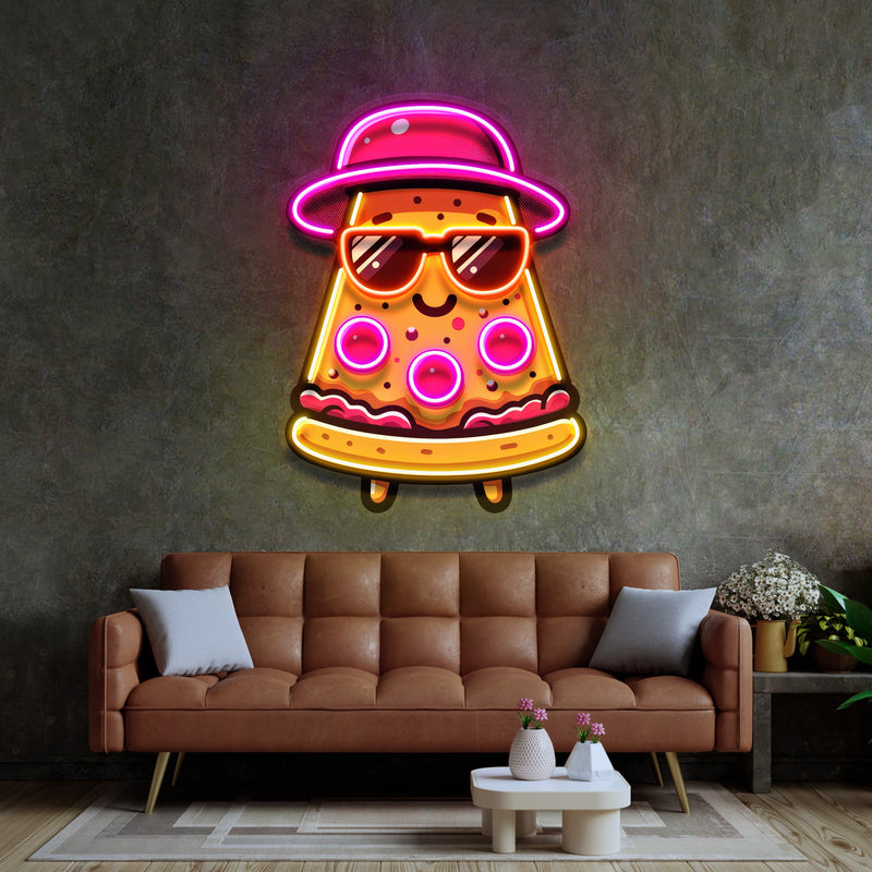 Little Cool Pizza LED Neon Sign Light Pop Art