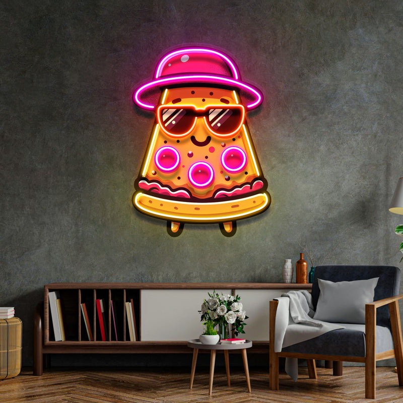 Little Cool Pizza LED Neon Sign Light Pop Art