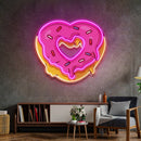 Love Doughnut Cream LED Neon Sign Light Pop Art