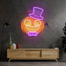 Magician Pumpkin LED Neon Sign Light Pop Art