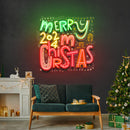 Merry Christmas 2024 Neon Sign