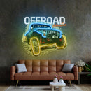 Offroad Adventure Dark  Car LED Neon Sign Light Pop Art