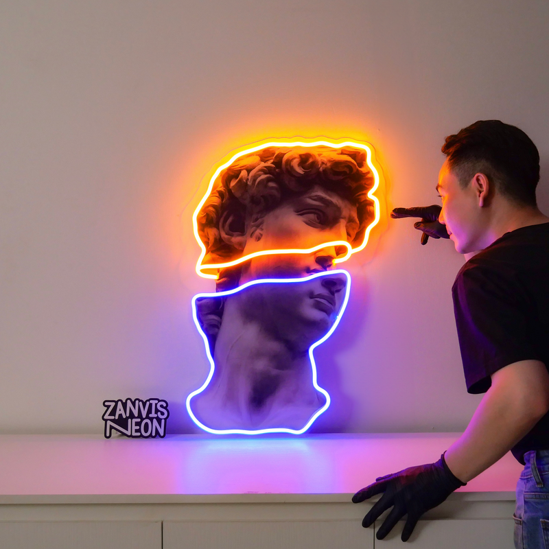 Statue of David Led Neon Acrylic Artwork