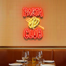 Pasta Club LED Neon Sign Light Pop Art