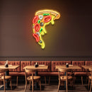 Pizza Licious Slice LED Neon Sign Light Pop Art