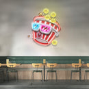 Popcorn Panic LED Neon Sign Light Pop Art