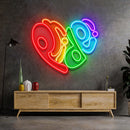 Pride In Heart LED Neon Sign Light Pop Art