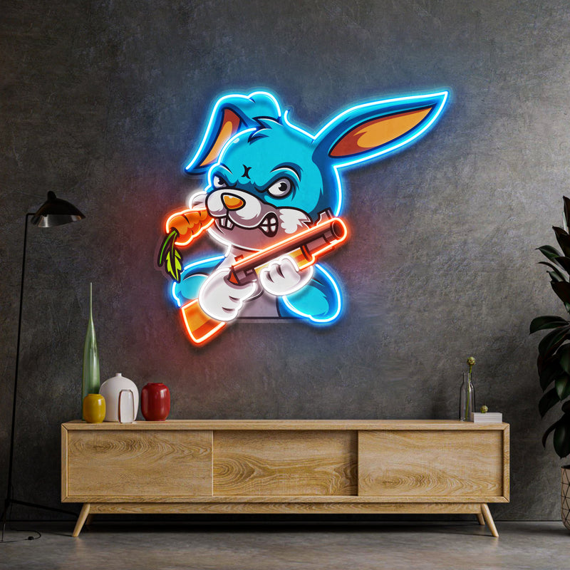 Rabbit esport LED Neon Sign Light Pop Art