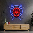 Rope and Samurai Weapons LED Neon Sign Light Pop Art
