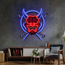 Rope and Samurai Weapons LED Neon Sign Light Pop Art