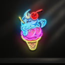 Sassy Ice Cream Cone LED Neon Sign Light Pop Art