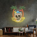 Skull Island LED Neon Sign Light Pop Art