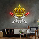 Skull King LED Neon Sign Light Pop Art