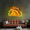 Spicy Taco LED Neon Sign Light Pop Art
