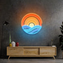 Sunset On Ocean LED Neon Sign Light Pop Art