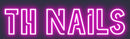 Custom Neon: TH NAILS