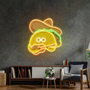 Taco Gentlemen Neon Acrylic Artwork - Custom Neon Signs | LED Neon Signs | Zanvis Neon®