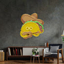 Taco Gentlemen Neon Acrylic Artwork - Custom Neon Signs | LED Neon Signs | Zanvis Neon®