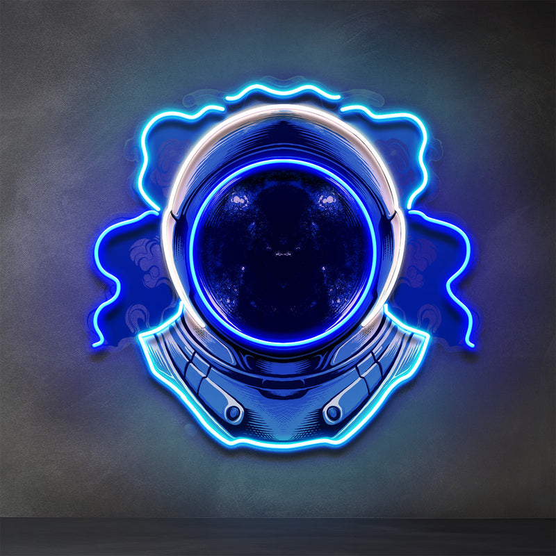 The Astronaut Helmet LED Neon Sign Light Pop Art