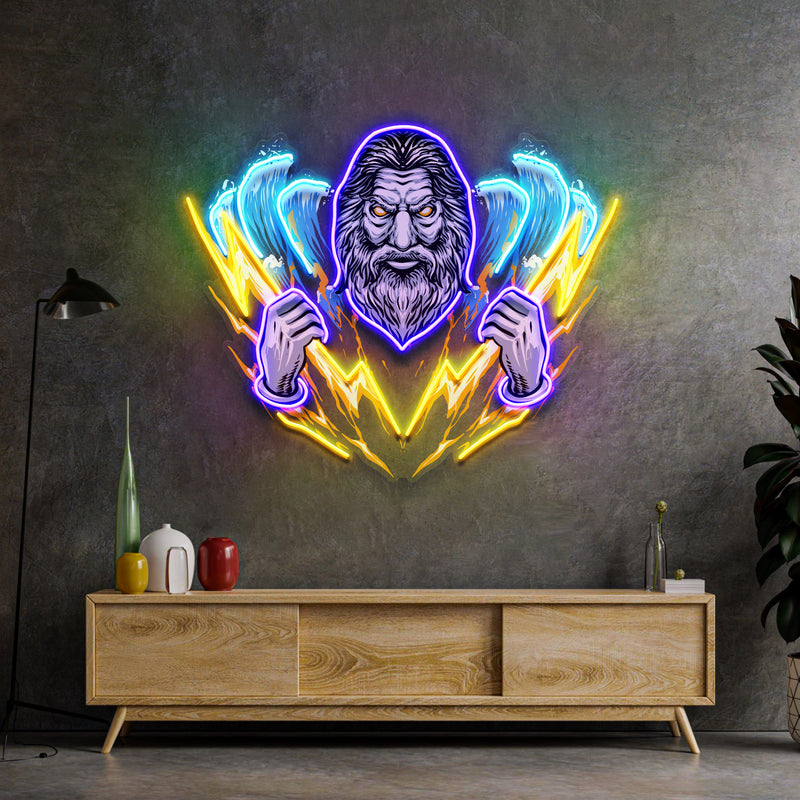 The Poseidon King LED Neon Sign Light Pop Art