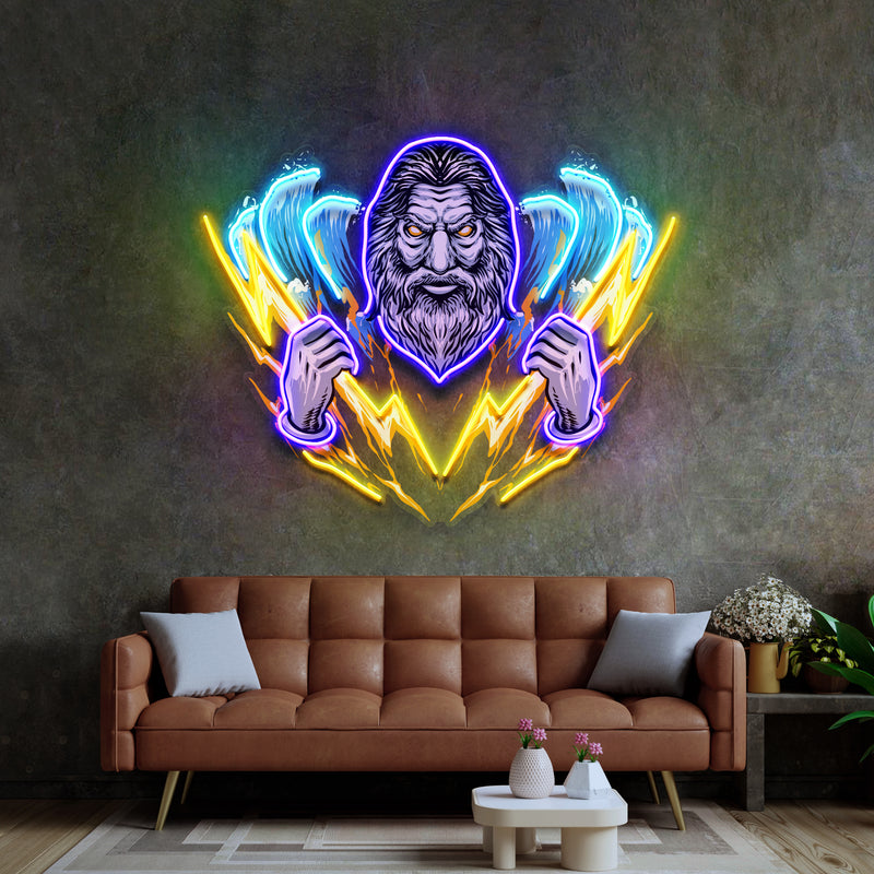 The Poseidon King LED Neon Sign Light Pop Art