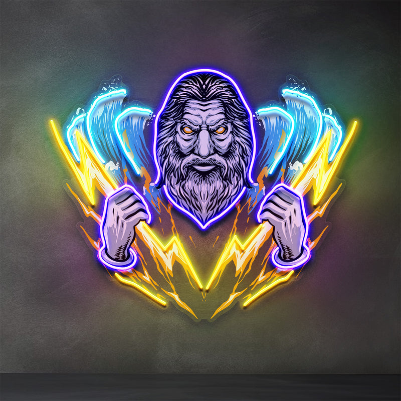 The Poseidon King LED Neon Sign Light Pop Art